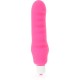 Κλασικός Δονητής Με Ραβδώσεις - Genius Silicone Vibrator Pink Sex Toys 