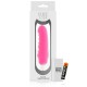 Κλασικός Δονητής Με Ραβδώσεις - Genius Silicone Vibrator Pink Sex Toys 