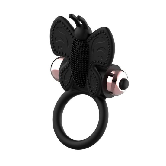 Desire Cock Ring Butterfly With Vibrator Sex Toys