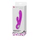 Επαναφορτιζόμενος Δονητής Rabbit - Gordon Rechargeable Rabbit Vibrator Purple Sex Toys 