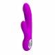 Επαναφορτιζόμενος Δονητής Rabbit - Gordon Rechargeable Rabbit Vibrator Purple Sex Toys 