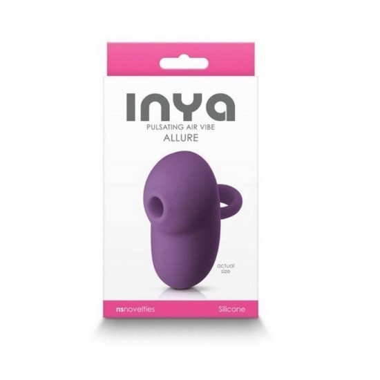 Inya Allure Pulsating Air Vibe Purple Sex Toys