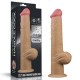 Silicone Handle Nature Cock Beige 31cm Sex Toys