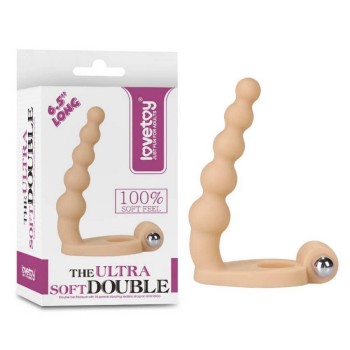 The Ultra Soft Double Vibrating Beads 16cm