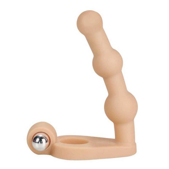 Μπίλιες Διπλής Διείσδυσης Με Δόνηση- The Ultra Soft Double Vibrating Beads 15cm Sex Toys 