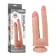 Διπλό Πέος Για Διπλή Διείσδυση - Skinlike Double Penetration Soft Cock 22cm Sex Toys 