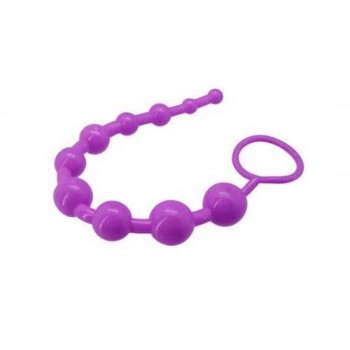Πρωκτικές Μπίλιες - Charmly Anal 10 Beads Purple