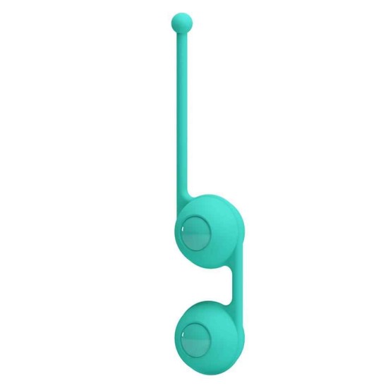 Κολπικές Μπάλες Με Βαρίδι - Pretty Love Kegel Tighten Up III Turquoise Sex Toys 