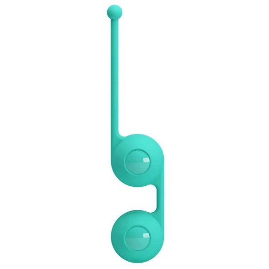 Κολπικές Μπάλες Με Βαρίδι - Pretty Love Kegel Tighten Up III Turquoise Sex Toys 