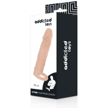 Ρεαλιστικό Κάλυμμα Πέους - Addicted Toys Extend Your Penis Beige 18cm