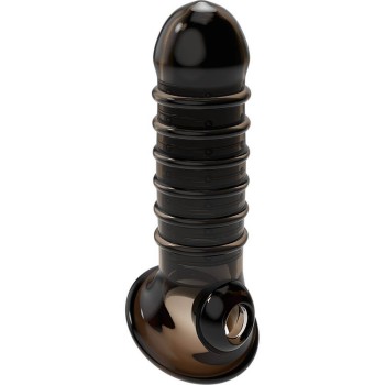 Ανάγλυφο Κάλυμμα Πέους - Penis Extender Extra Comfort Sleeve V15 Black