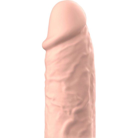 Ρεαλιστική Επέκταση Σιλικόνης - Penis Extender Extra Comfort Silicone Sleeve V3 Beige Sex Toys 