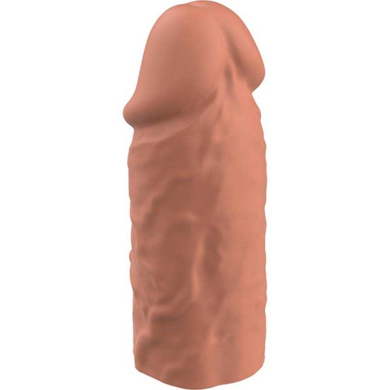 Penis Extender Extra Comfort Silicone Sleeve V3 Brown Sex Toys