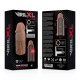 Penis Extender Extra Comfort Silicone Sleeve V3 Brown Sex Toys