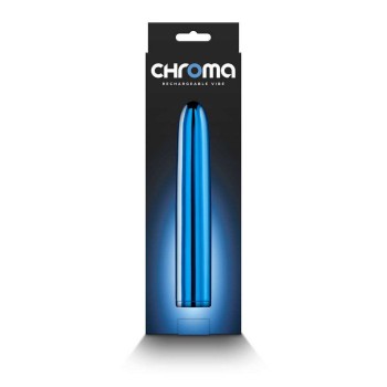 Επαναφορτιζόμενος Κλασικός Δονητής - Chroma Rechargeable Classic Vibrator Blue