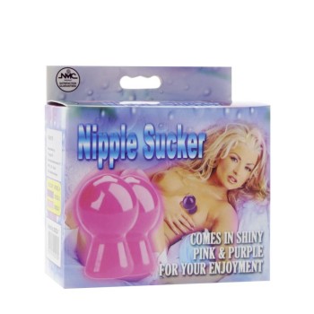 Αναρροφητές Θηλών - Nipple Sucker Pair In Shiny Pink 6cm