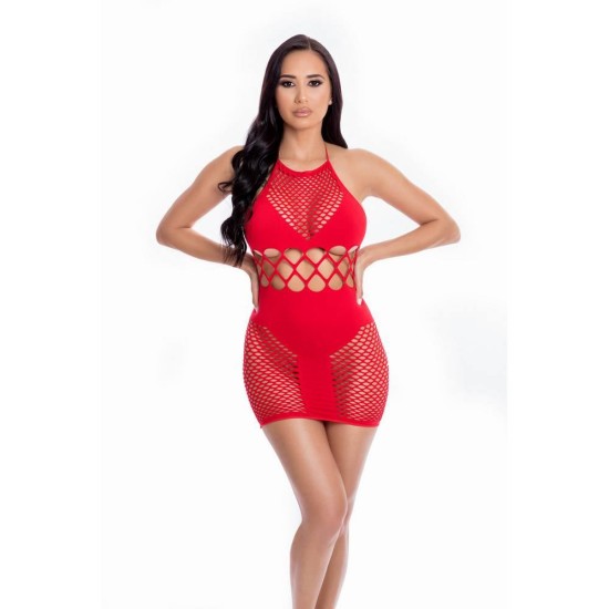Σέξι Διχτυωτό Φόρεμα - Girl Gone Bad Dress Red Ερωτικά Εσώρουχα 