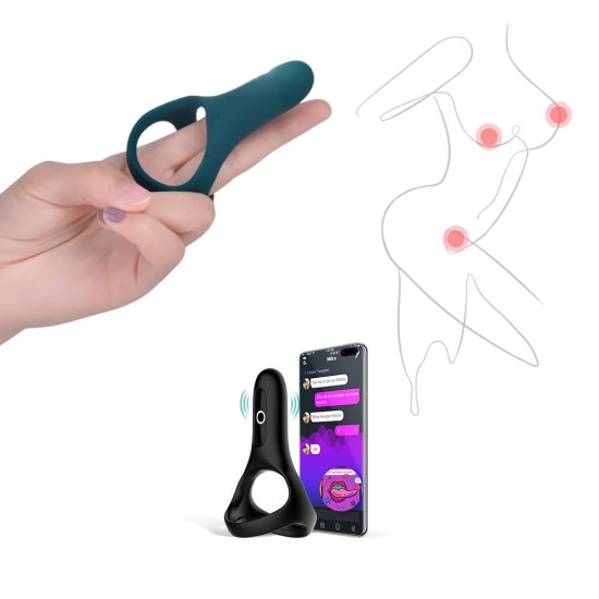 Rise Smart Wearable Cockring Green Sex Toys