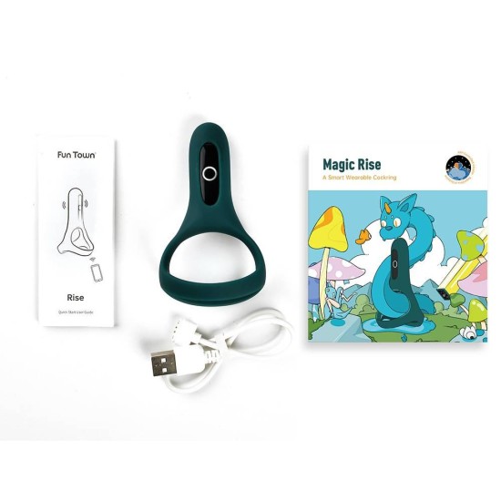 Rise Smart Wearable Cockring Green Sex Toys
