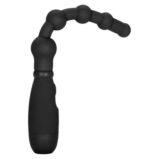 Δονούμενες Πρωκτικές Μπίλιες - Booty Flexer Vibrating Anal Beads Black Sex Toys 