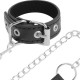 Darkness Black Penis Belt With Leash Sex Toys