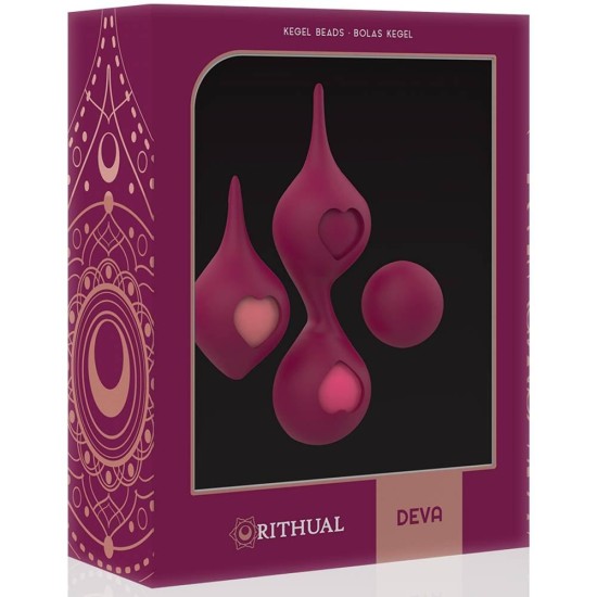 Σετ Κολπικές Μπάλες Σιλικόνης - Deva Pelvic Training Kegel Beads Orquidea Sex Toys 