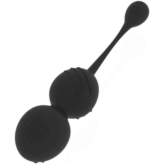 Nisha Rechargeable Kegel Balls Black Sex Toys