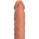Ρεαλιστική Επέκταση Σιλικόνης - Penis Extender Extra Comfort Silicone Sleeve V5 Brown Sex Toys 