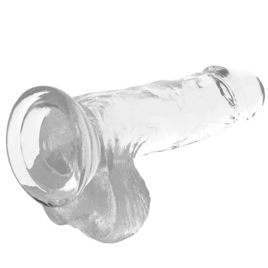 Διάφανο Ομοίωμα Πέους - Xray Clear Realistic Cock With Balls 16cm Sex Toys 