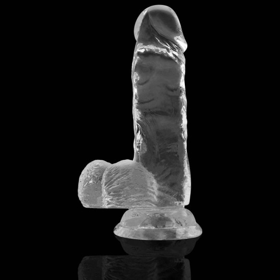 Διάφανο Ομοίωμα Πέους - Xray Clear Realistic Cock With Balls 16cm Sex Toys 