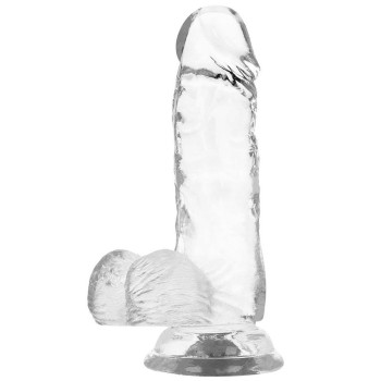 Διάφανο Ομοίωμα Πέους - Xray Clear Realistic Cock With Balls 16cm