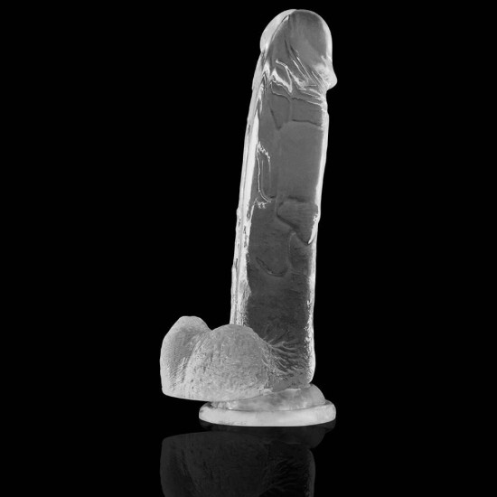 Διάφανο Ομοίωμα Πέους - Xray Clear Realistic Cock With Balls 22cm Sex Toys 