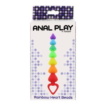 Rainbow Hearts Beads