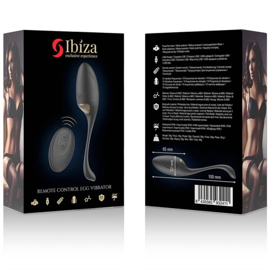 Ασύρματο Αυγό Σιλικόνης - Ibiza Remote Control Egg Vibrator Sex Toys 