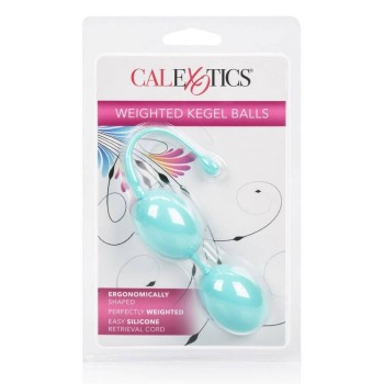 Silicone Weighted Kegel Balls Turquoise