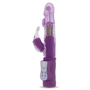 Περιστρεφόμενος Rabbit Δονητής - GC Vibrating Dolphin Vibrator Purple