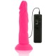 Ρεαλιστικός Δονητής Με Βεντούζα - Diversia Flexible Vibrating Dildo Pink 23cm Sex Toys 