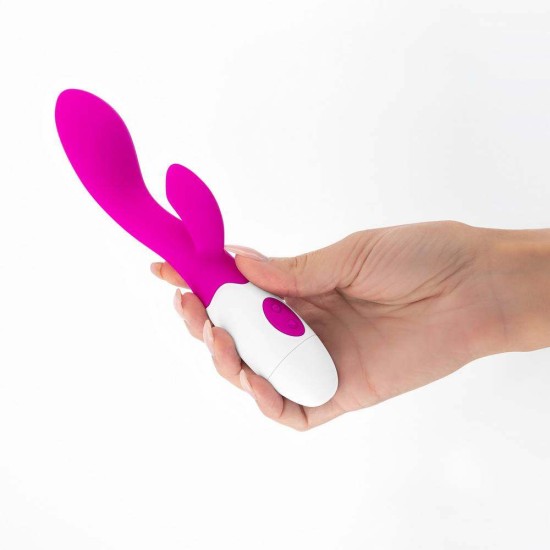 Rabbit Δονητής Με Λιπαντικό - Cherie Rabbit Vibrator Purple With Lubricant Sex Toys 