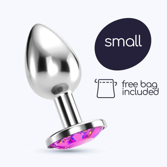 Μεταλλική Σφήνα Με Κόσμημα - Bijou Anal Jewel Plug Small Pink Sex Toys 