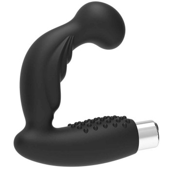 Black Silicone Rechargeable Prostate Massager
