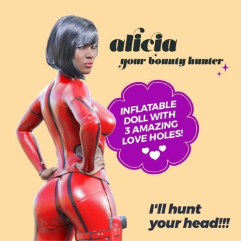 Ρεαλιστική Φουσκωτή Κούκλα - Alicia Your Bounty Hunter Inflatable Love Doll