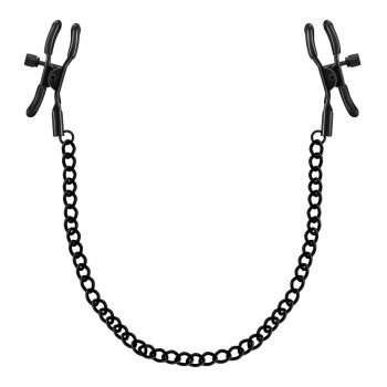 Κλιπ Θηλών Με Αλυσίδα - Crushious Nipple Chain Clamps Black