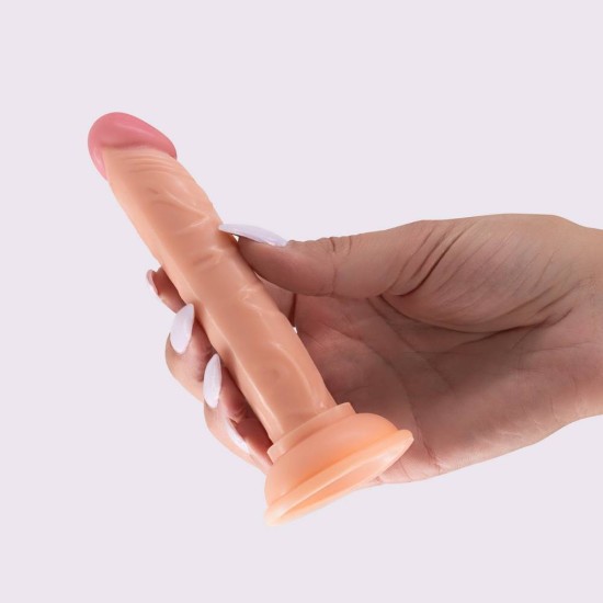Λεπτό Ρεαλιστικό Ομοίωμα Πέους – Crushious Stan Realistic Dildo Beige 15cm Sex Toys 