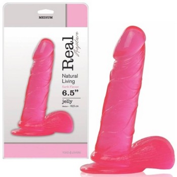 Real Rapture Earth Flavour Dildo Pink 16cm