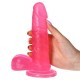 Ροζ Ομοίωμα Πέους Με Όρχεις - Real Rapture Earth Flavour Dildo Pink 16cm Sex Toys 