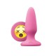 Τάπα Σιλικόνης Με Εικονίδιο - Mojis WTF Butt Plug Medium Pink Sex Toys 