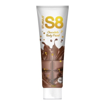 Βαφή Σώματος Με Γεύση Σοκολάτα - S8 Chocolate Body Paint 100ml