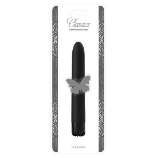 Κλασικός Δονητής - Classics Vibrator Black Medium Sex Toys 