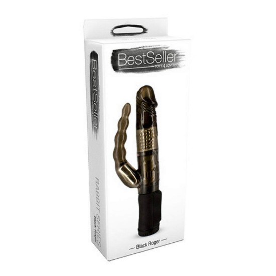 Κολπικός Και Πρωκτικός Δονητής - Bestseller Black Roger Double Vibrator Sex Toys 