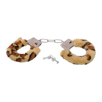 Χειροπέδες Με Γούνα - Bestseller Furry Handcuffs Leopard